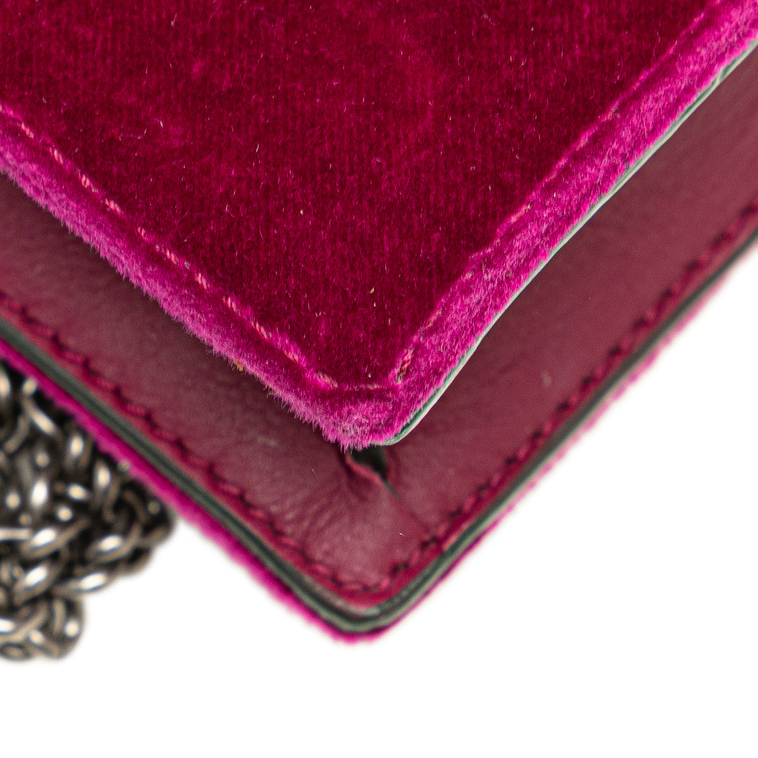 Gucci Mini Velours Dionysus Sac porté croisé
