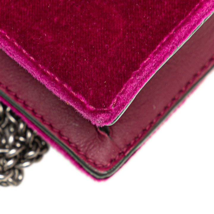 Gucci Mini Velours Dionysus Sac porté croisé