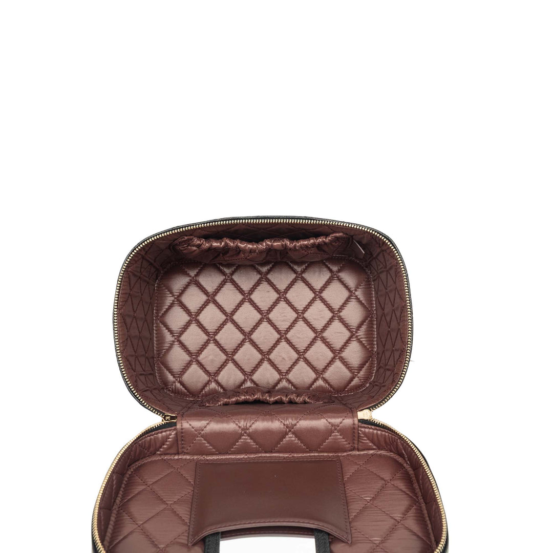 CC Matelassé Vanity Moyen Cuir caviar Noir