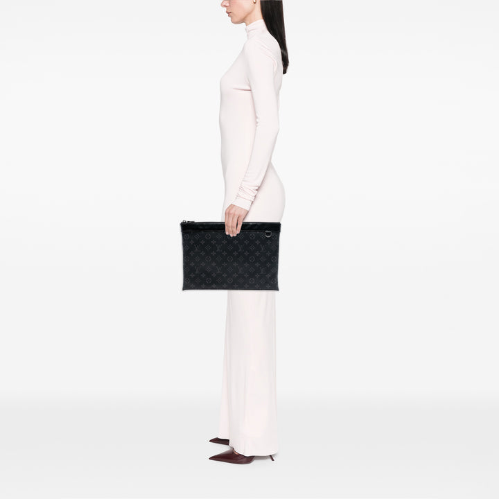 Louis Vuitton Monogram Eclipse Discovery Pochette GM