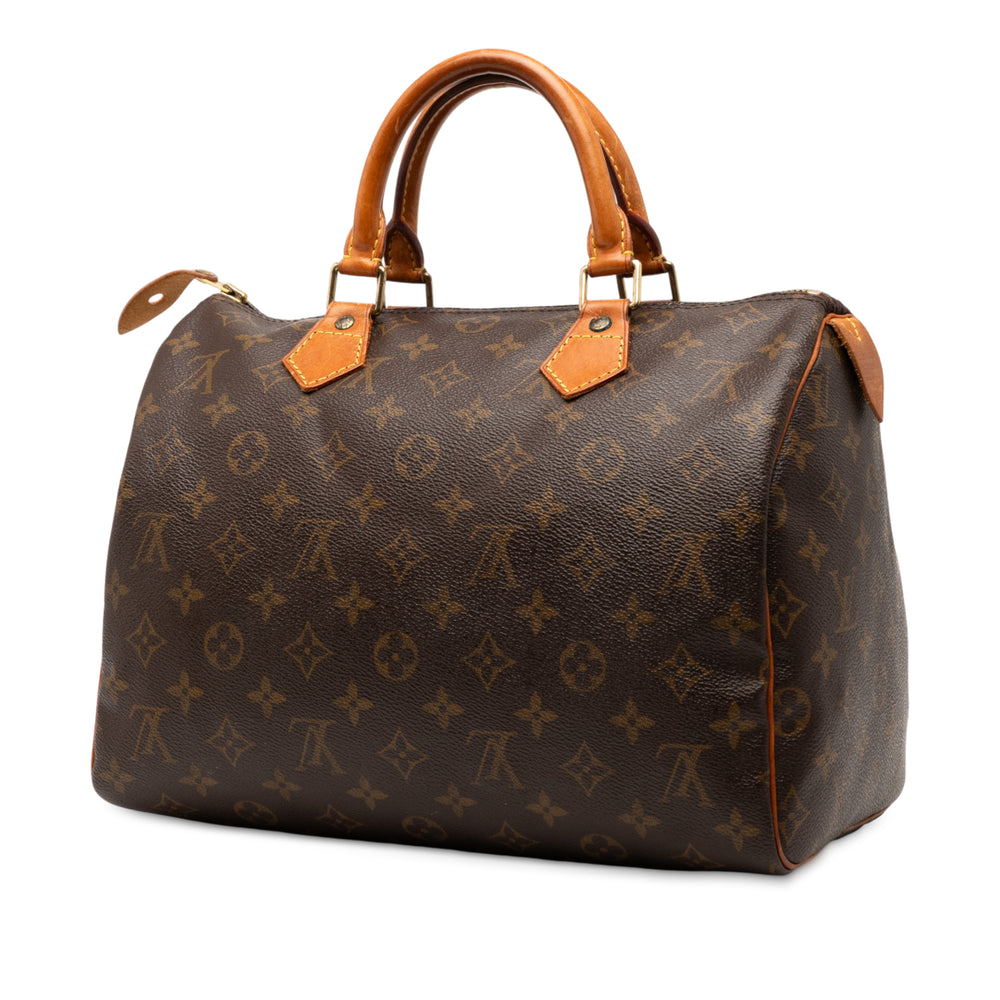 Louis Vuitton Monogram Speedy 30 Marron – GABY PARIS Authentique