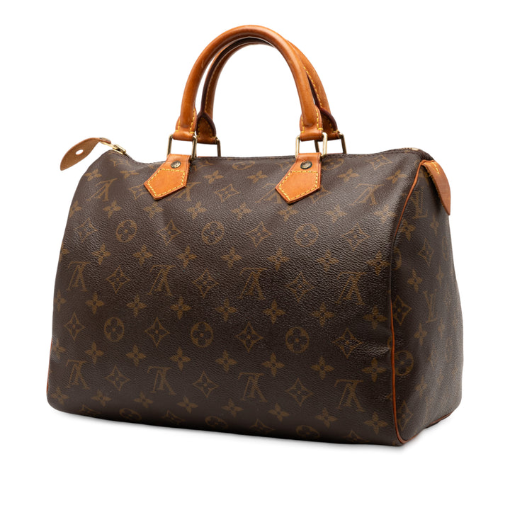 Louis Vuitton Monogram Speedy 30 Marron – GABY PARIS Authentique