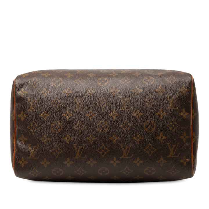 Louis Vuitton Monogram Speedy 30 Marron – GABY PARIS Authentique