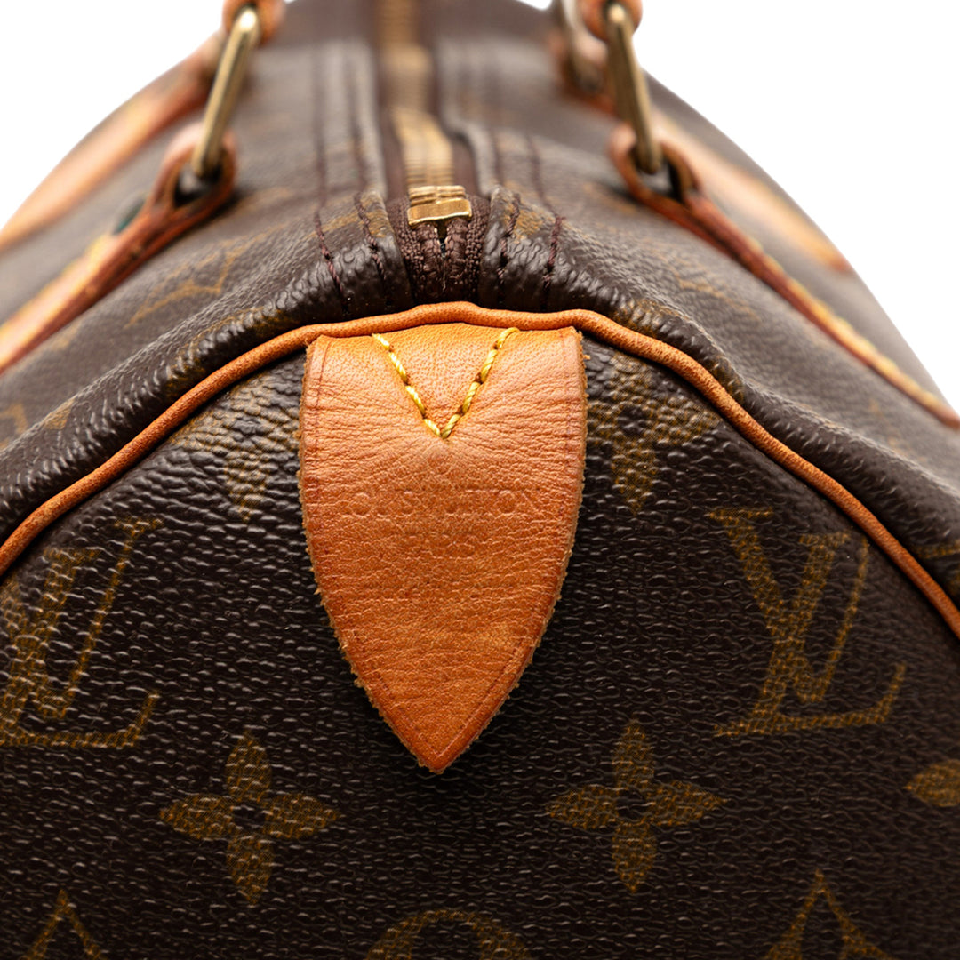 Louis Vuitton Monogram Speedy 30 Marron – GABY PARIS Authentique