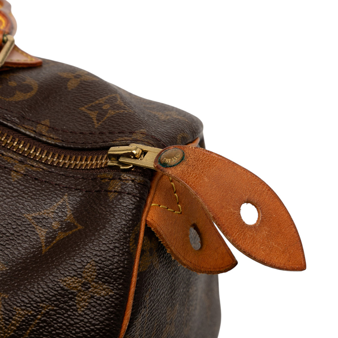 Louis Vuitton Monogram Speedy 30 Marron – GABY PARIS Authentique