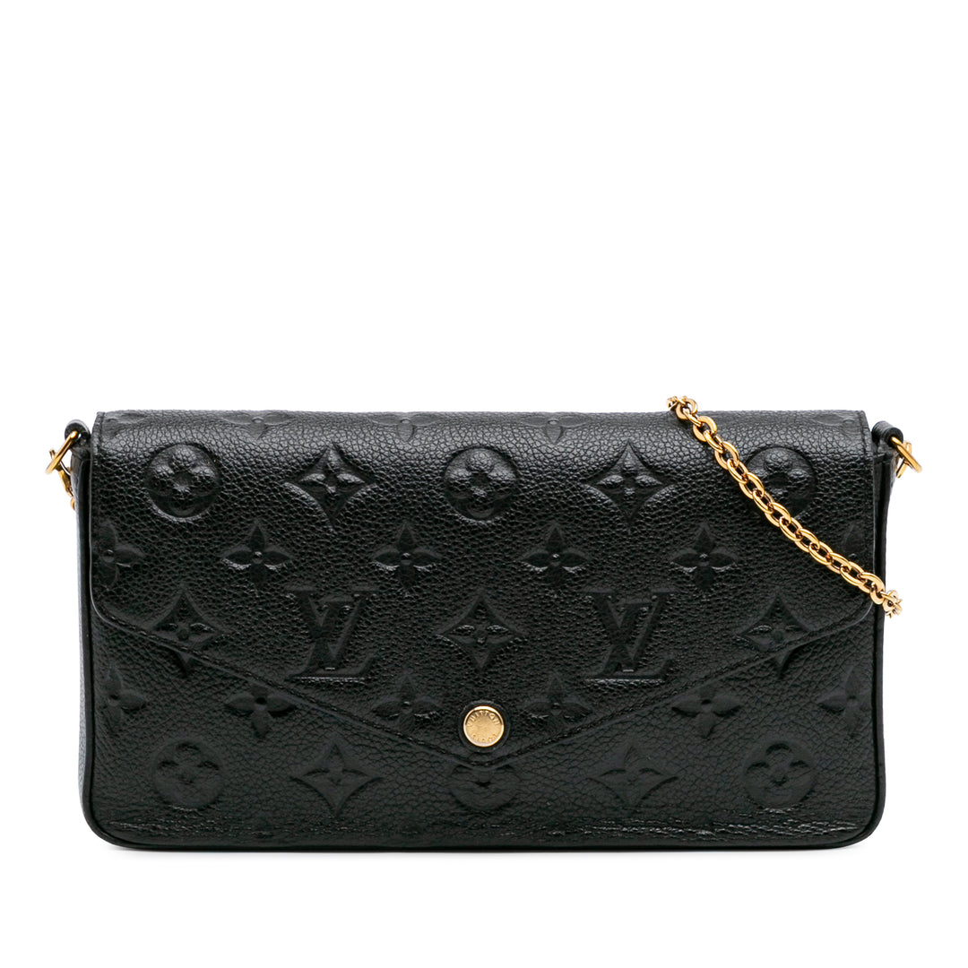 Monogram Empreinte Pochette Felicie Black - Gaby Paris