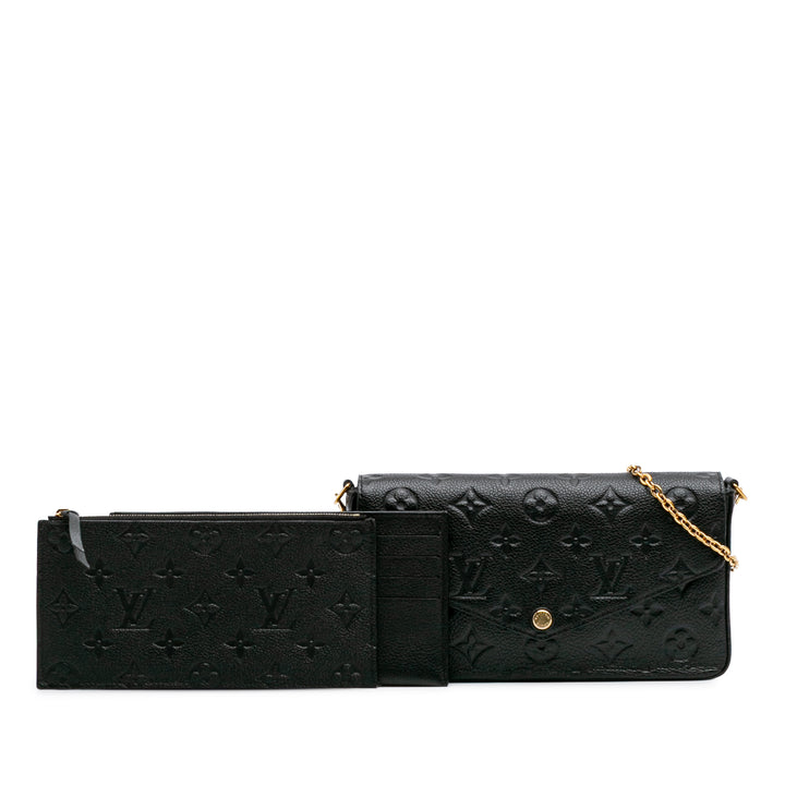 Monogram Empreinte Pochette Felicie Black - Gaby Paris