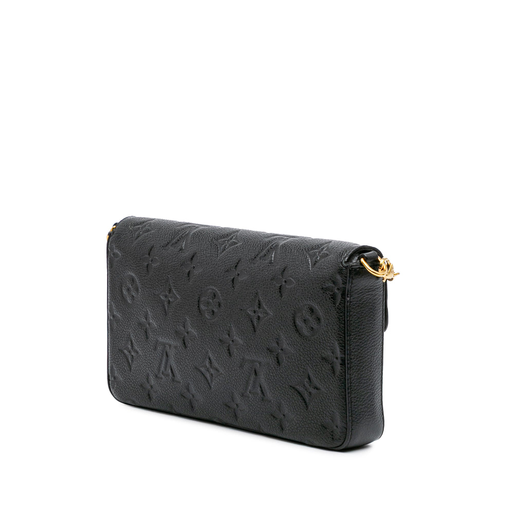Monogram Empreinte Pochette Felicie Black - Gaby Paris
