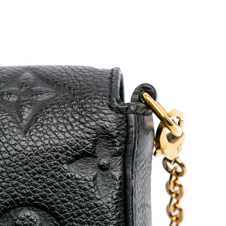 Monogram Empreinte Pochette Felicie Black - Gaby Paris