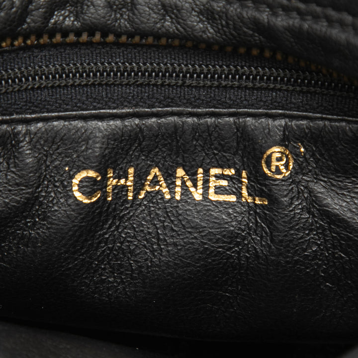Chanel CC Matelassé Cuir d’agneau Pompon Sac caméra