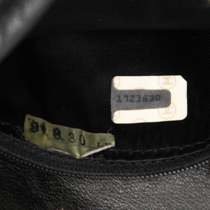 Chanel CC Matelassé Cuir d’agneau Pompon Sac caméra