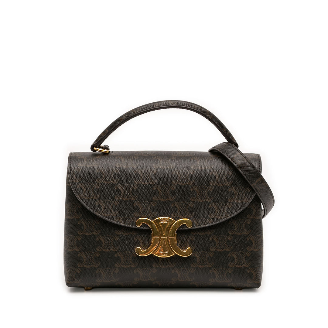 Celine Teen Triomphe Coated Toile Nino Sac