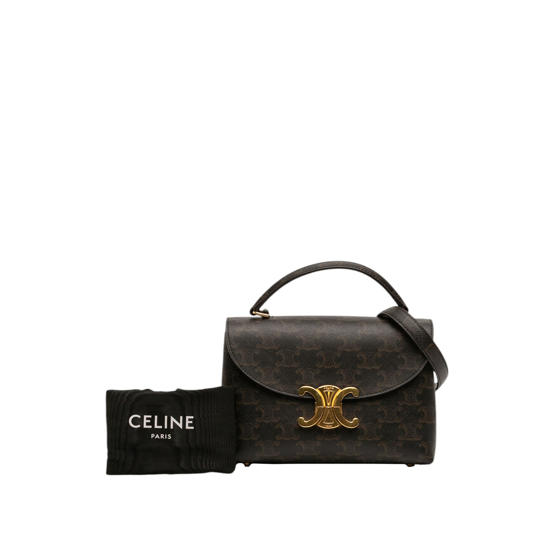 Celine Teen Triomphe Coated Toile Nino Sac