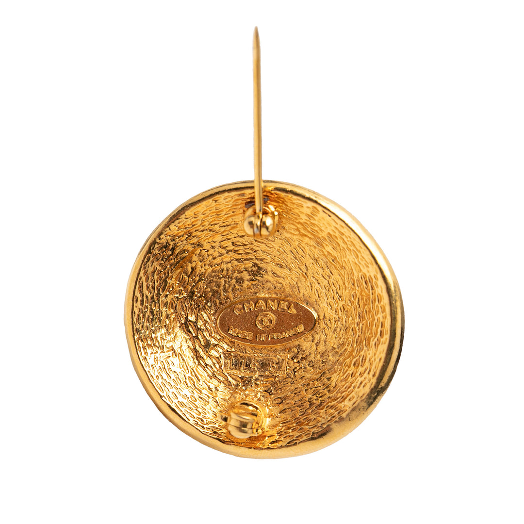 Chanel plaqué 31 Rue Cambon Rond Broche