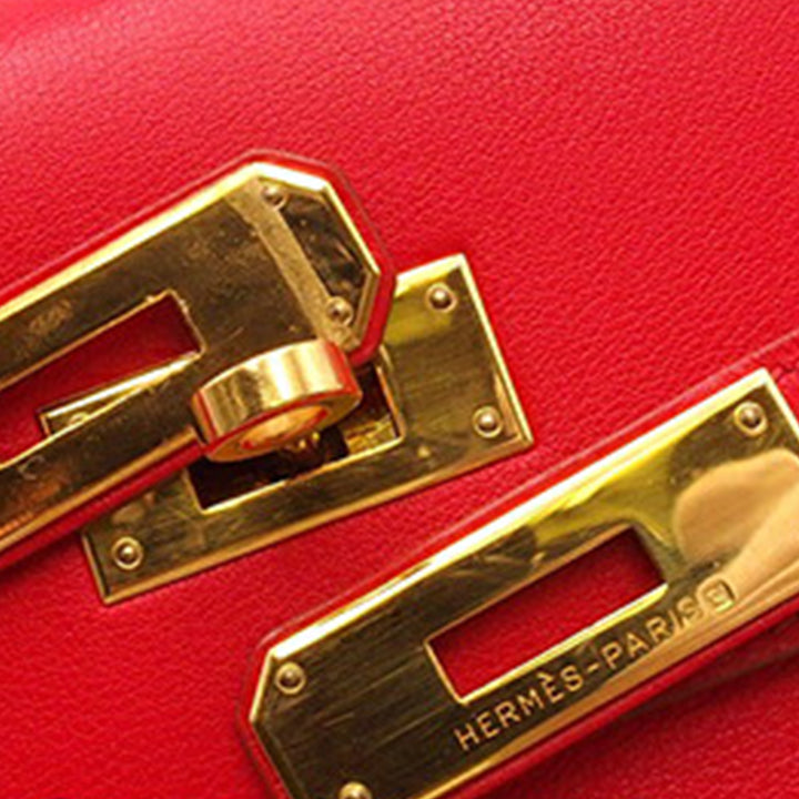 Hermès Gulliver Kelly II Retourne 32 Rouge – GABY PARIS Authentique