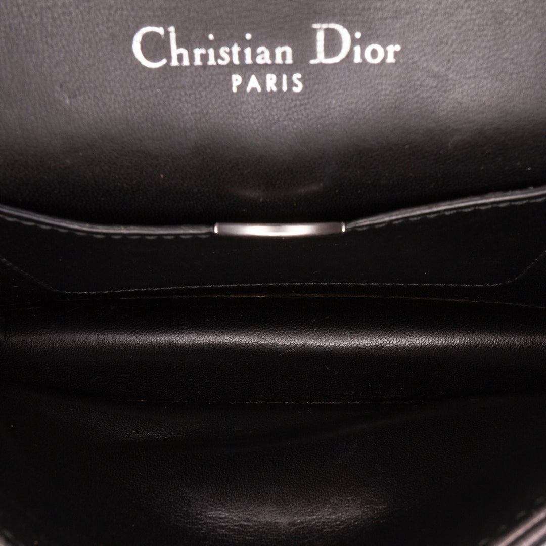 Dior Mini Cuir d’agneau Sequins Diorama Flap Noir – GABY PARIS Authentique