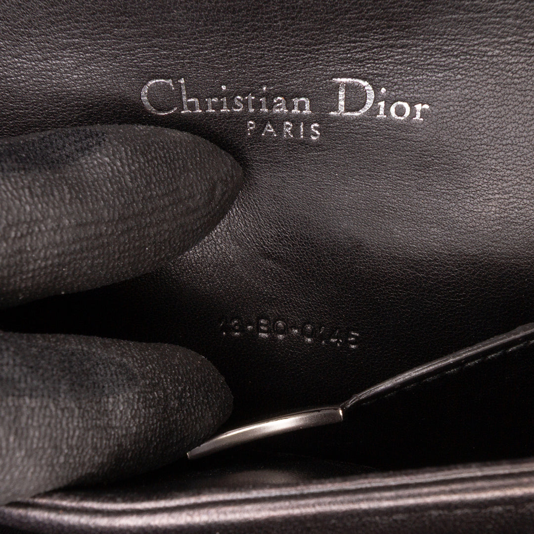 Dior Mini Cuir d’agneau Sequins Diorama Flap Noir – GABY PARIS Authentique