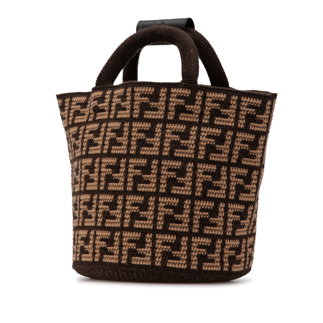 Fendi Zucca Cashmere Shopping Cabas