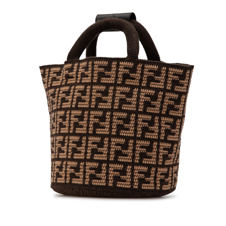 Fendi Zucca Cashmere Shopping Cabas