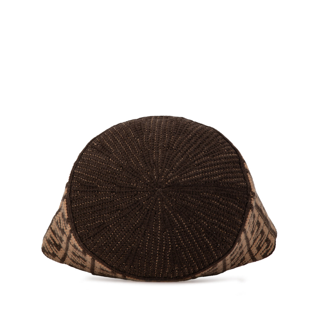 Fendi Zucca Cashmere Shopping Cabas