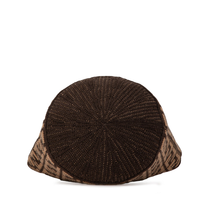 Fendi Zucca Cashmere Shopping Cabas