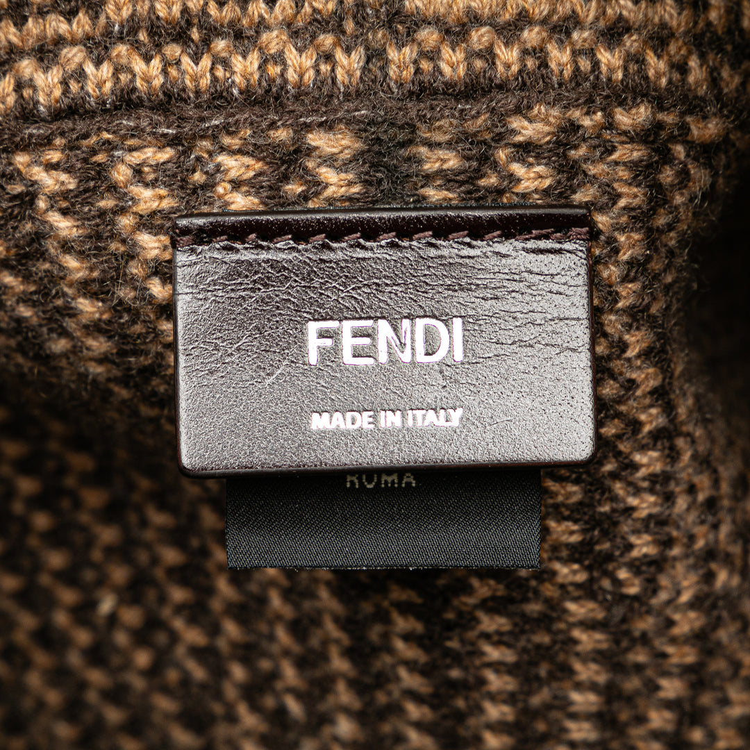 Fendi Zucca Cashmere Shopping Cabas