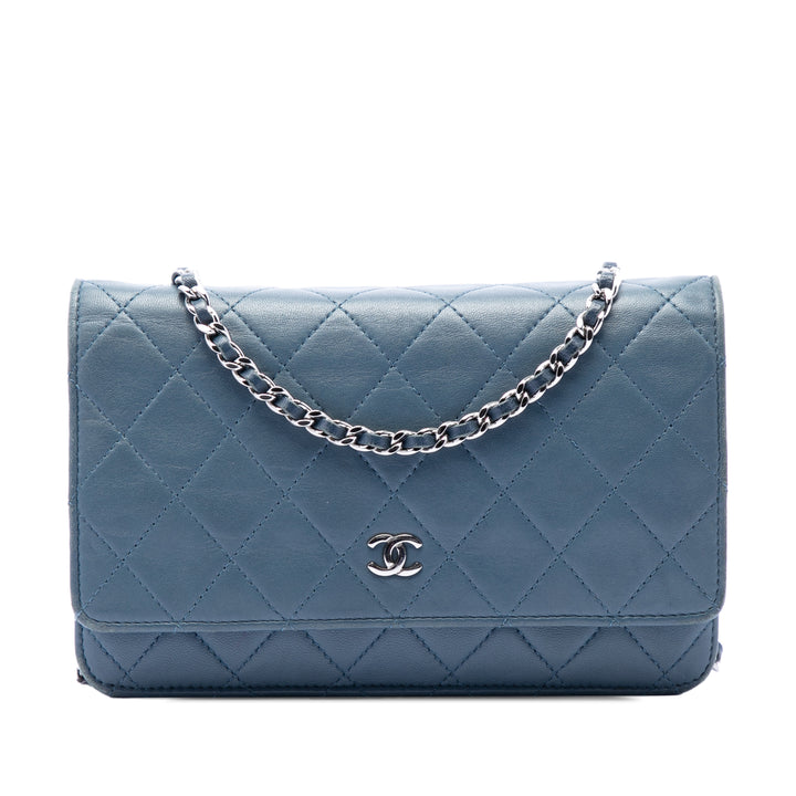 Chanel CC Matelassé Cuir d’agneau Wallet on Chain