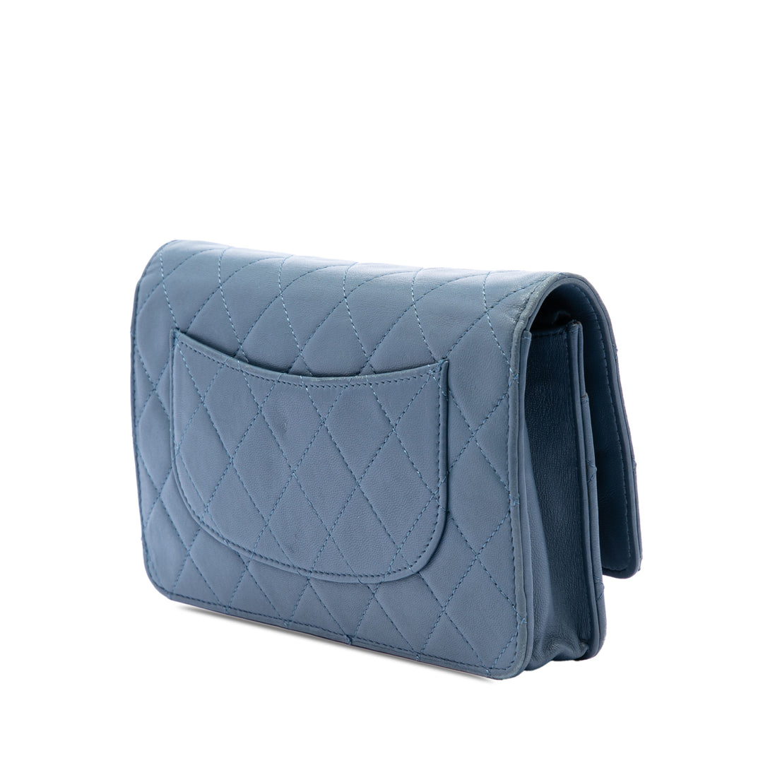 Chanel CC Matelassé Cuir d’agneau Wallet on Chain