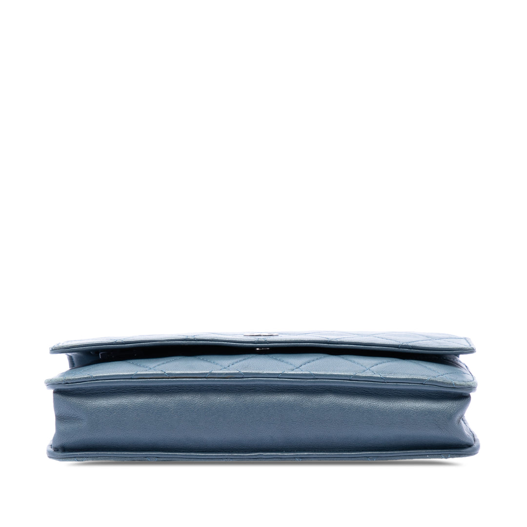 Chanel CC Matelassé Cuir d’agneau Wallet on Chain