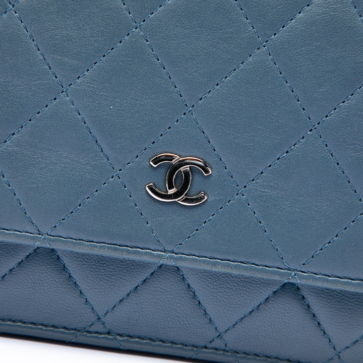 Chanel CC Matelassé Cuir d’agneau Wallet on Chain