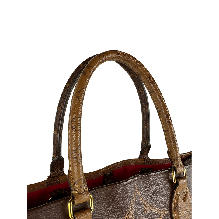 Louis Vuitton Giant OnTheGo GM Monogram Reverse Marron – vue 13 – GABY PARIS