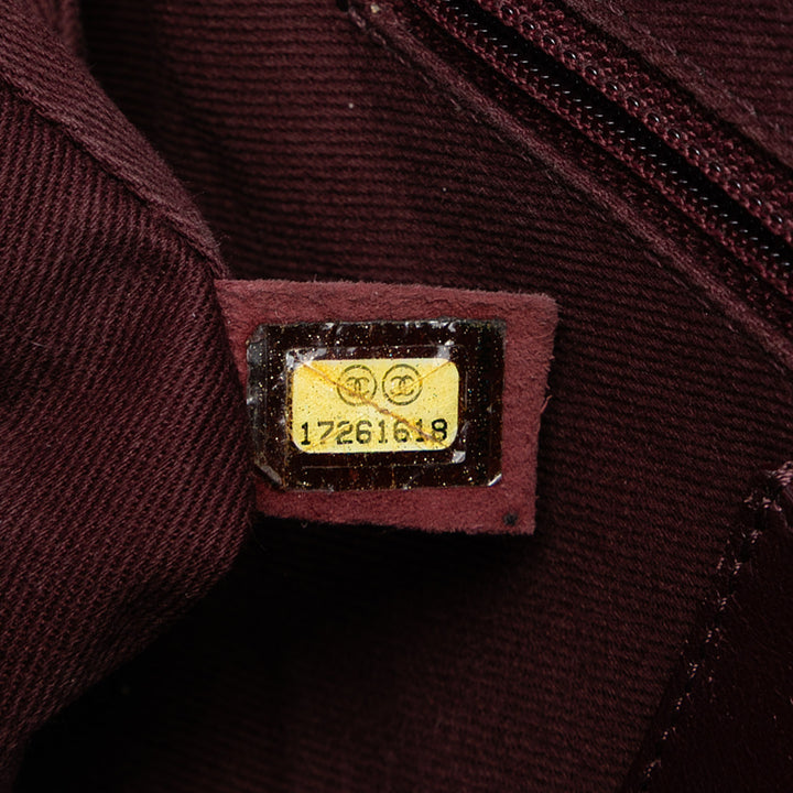 Chanel Large Matelassé Iridescent Cuir de veau Shiva à rabat