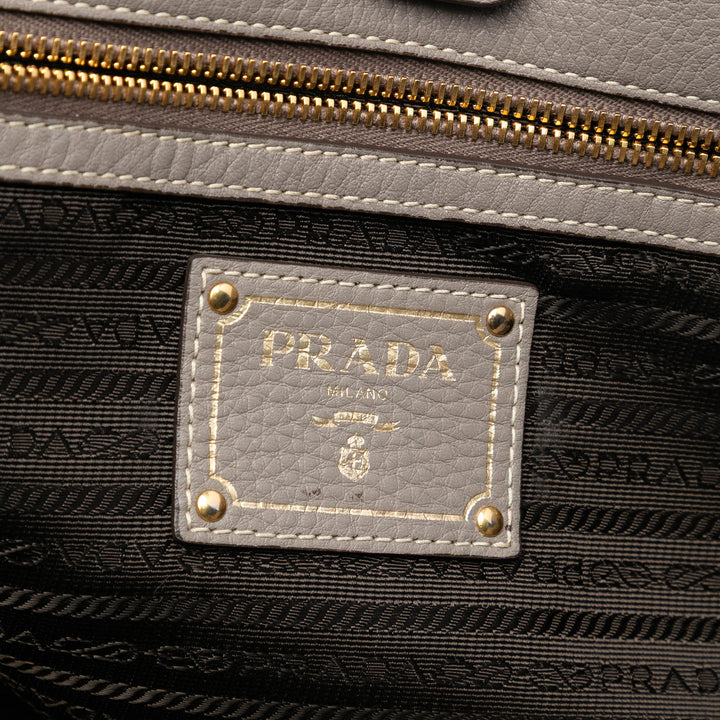 Prada Vitello Daino Open Convertible Cabas