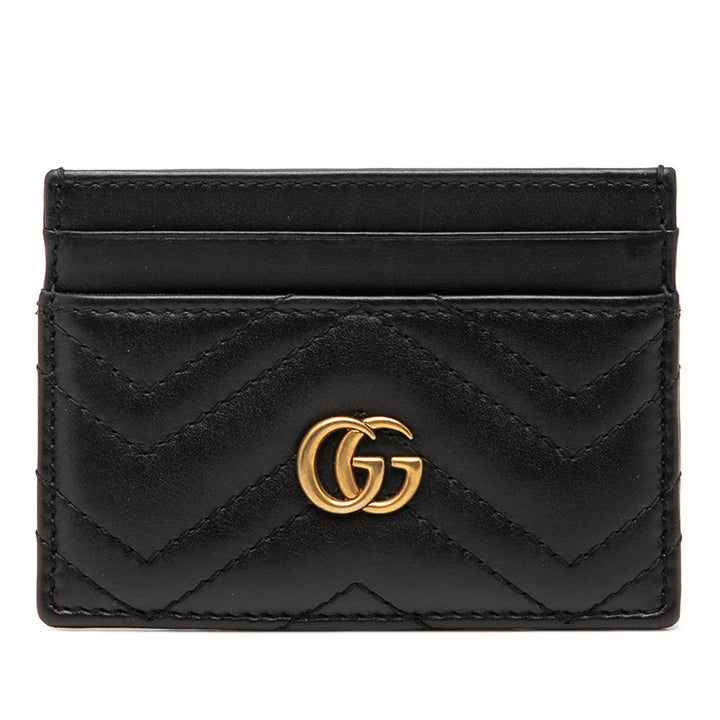 Gucci GG Marmont Matelasse Cuir de veau Card Holder