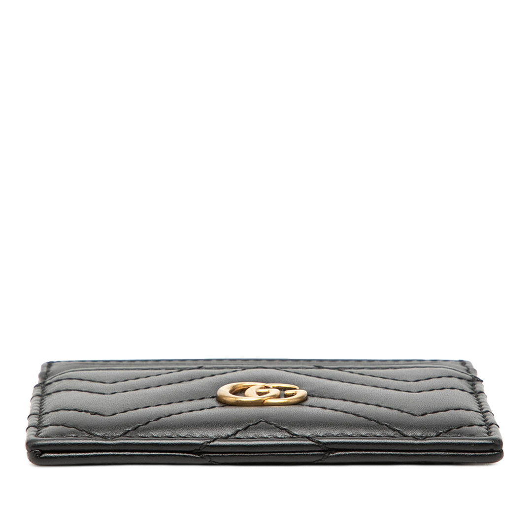 Gucci GG Marmont Matelasse Cuir de veau Card Holder