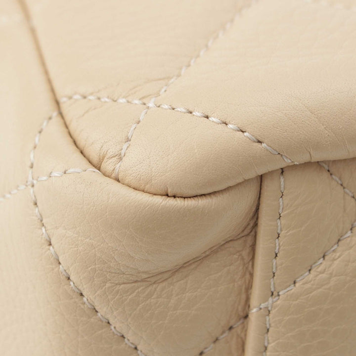XXL Matelassé Rabat simple Cuir d'agneau Beige