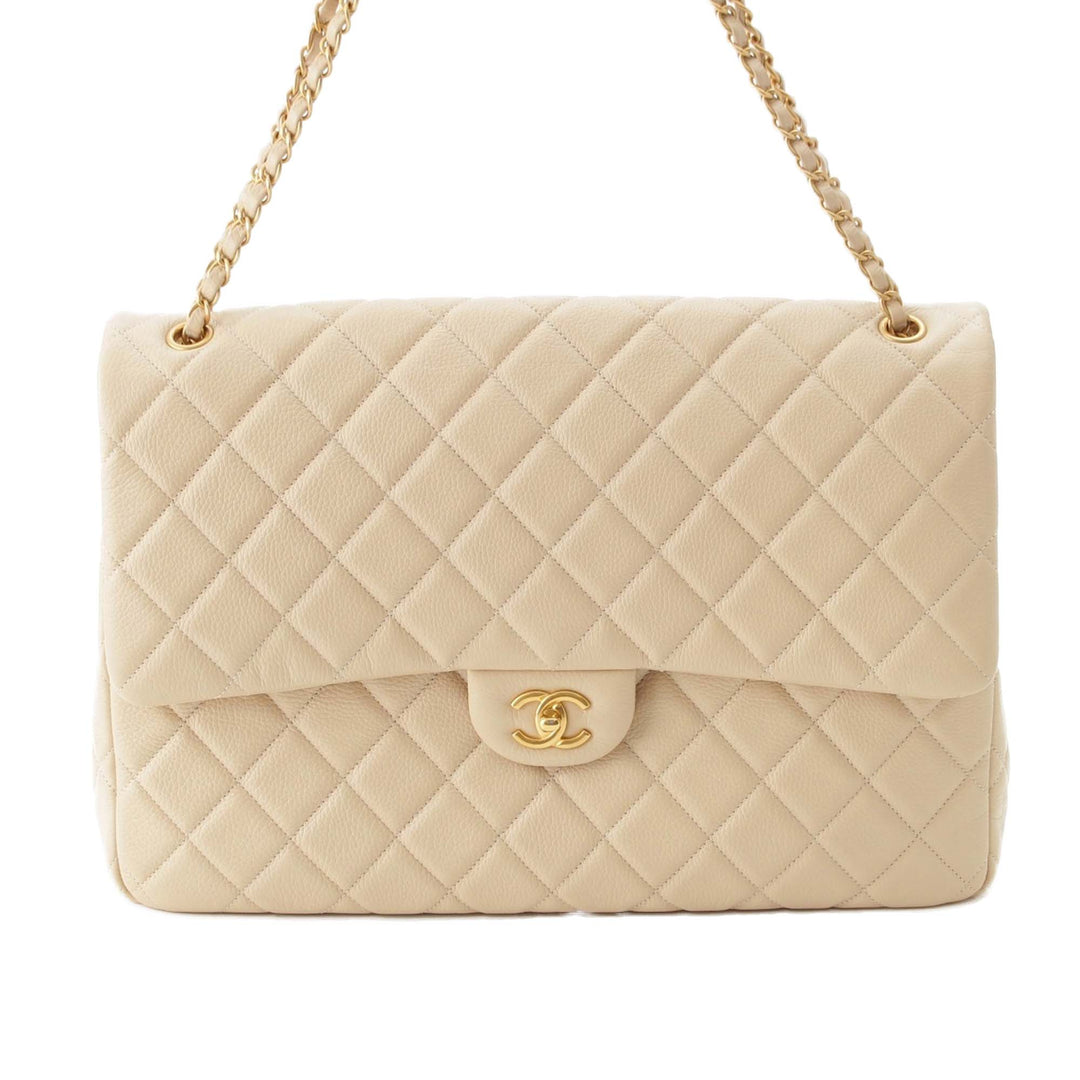 XXL Matelassé Rabat simple Cuir d'agneau Beige