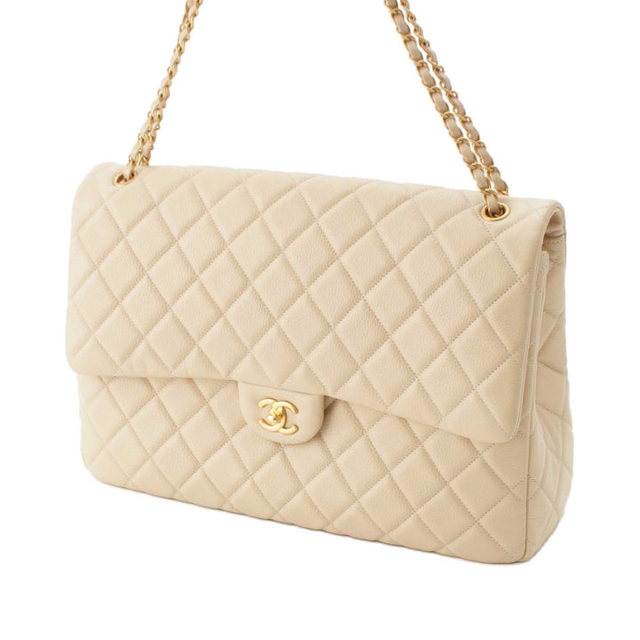 XXL Matelassé Rabat simple Cuir d'agneau Beige