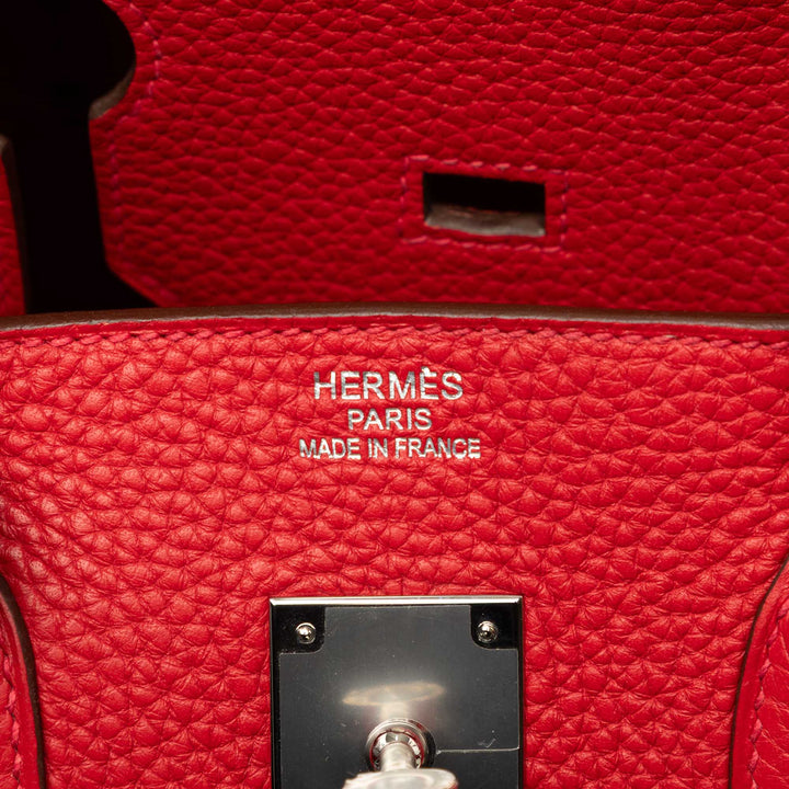 Hermès Sac à main Birkin Retourne 35 Clémence Rouge – vue 5 – GABY PARIS