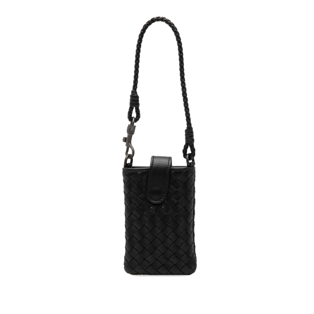 Bottega Veneta Nappa Intrecciato Phone Holder