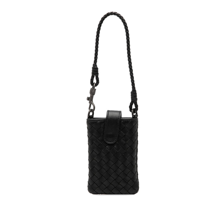 Bottega Veneta Nappa Intrecciato Phone Holder