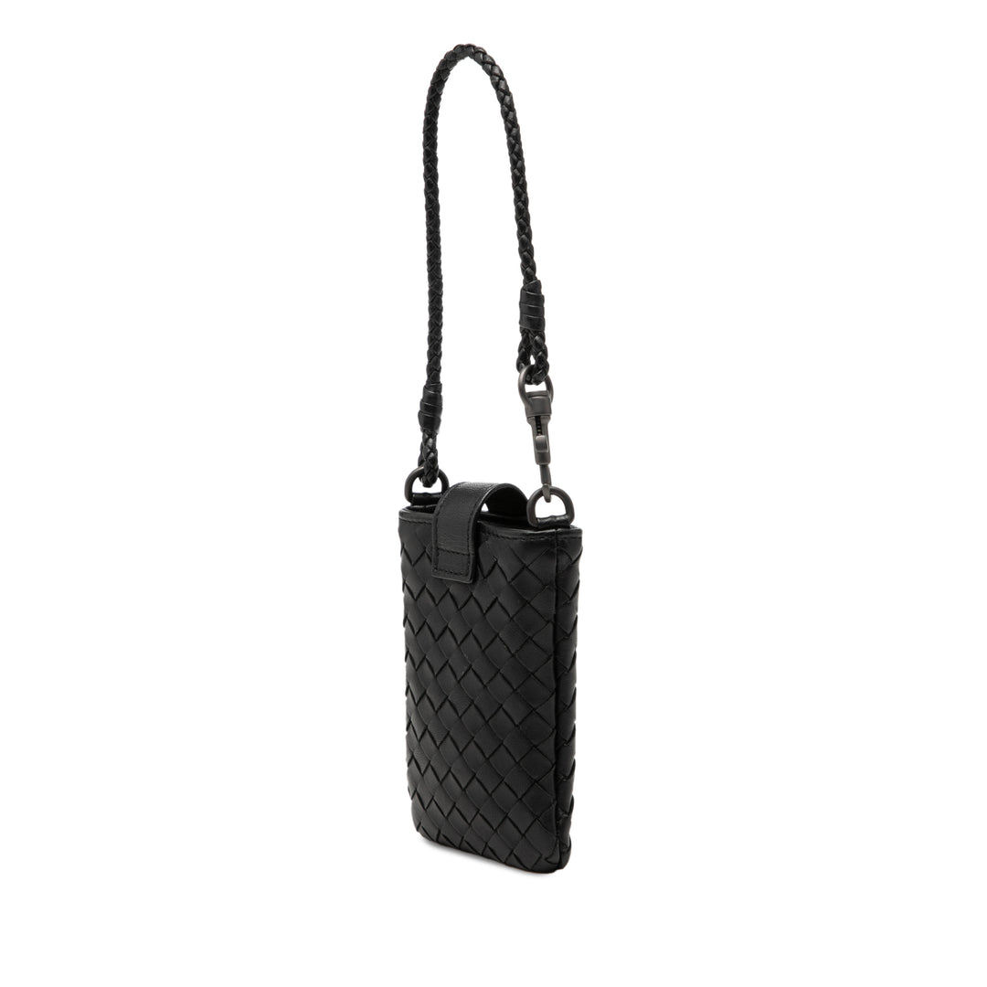 Bottega Veneta Nappa Intrecciato Phone Holder