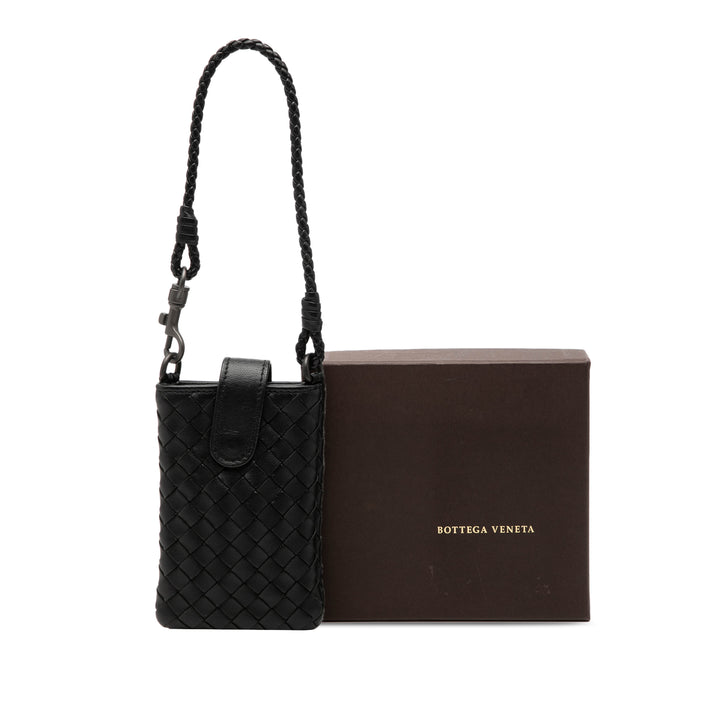 Bottega Veneta Nappa Intrecciato Phone Holder
