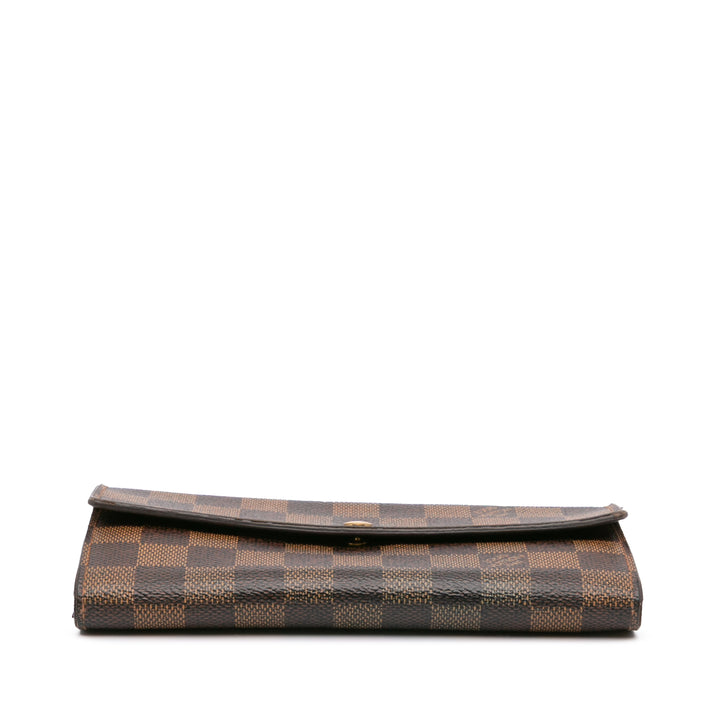 Damier Ebene Sarah Wallet Brown - Gaby Paris