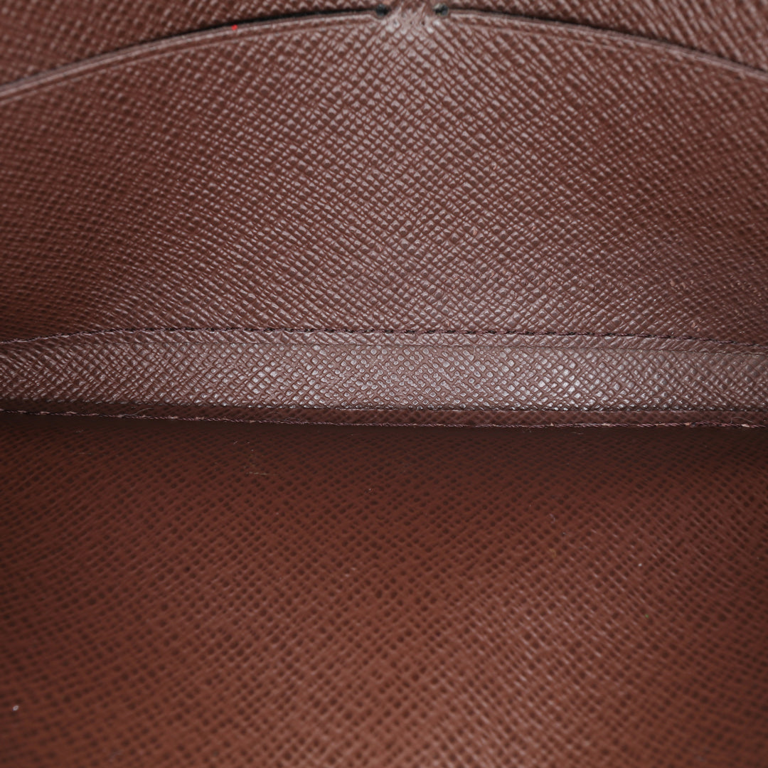 Damier Ebene Sarah Wallet Brown - Gaby Paris