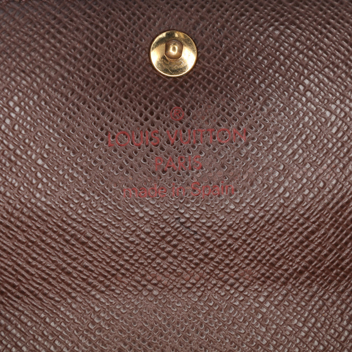 Damier Ebene Sarah Wallet Brown - Gaby Paris