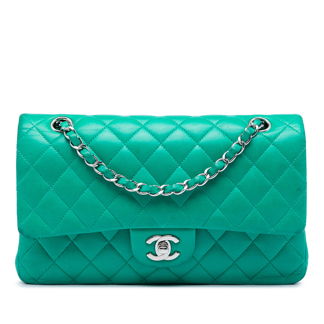 Chanel Medium Classic Cuir d’agneau Double rabat