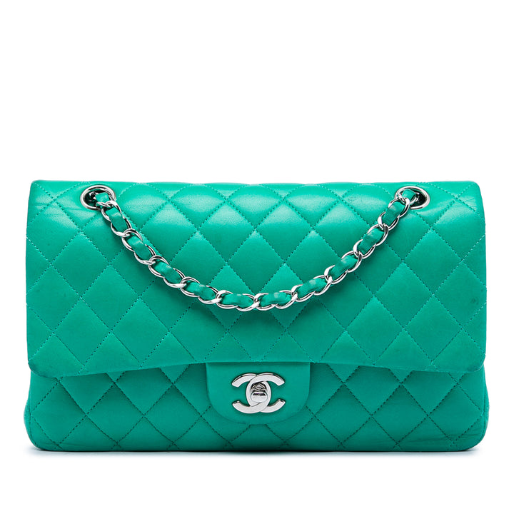 Chanel Medium Classic Cuir d’agneau Double rabat
