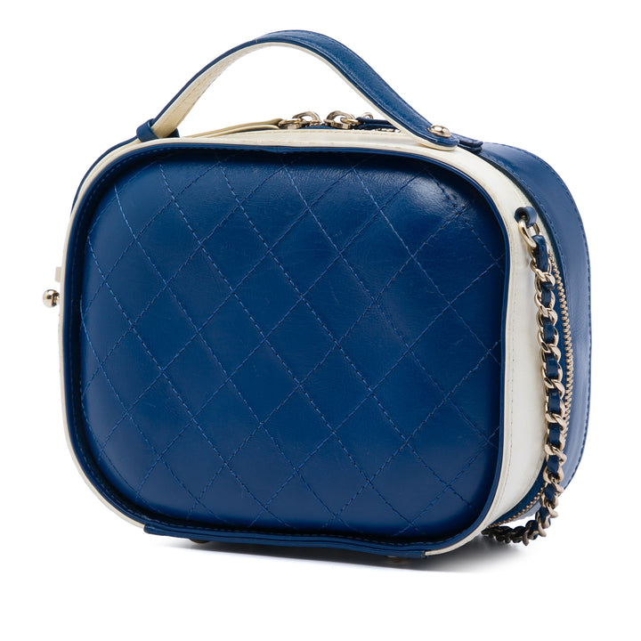 Chanel Small CC Crumpled Cuir de veau Vanity