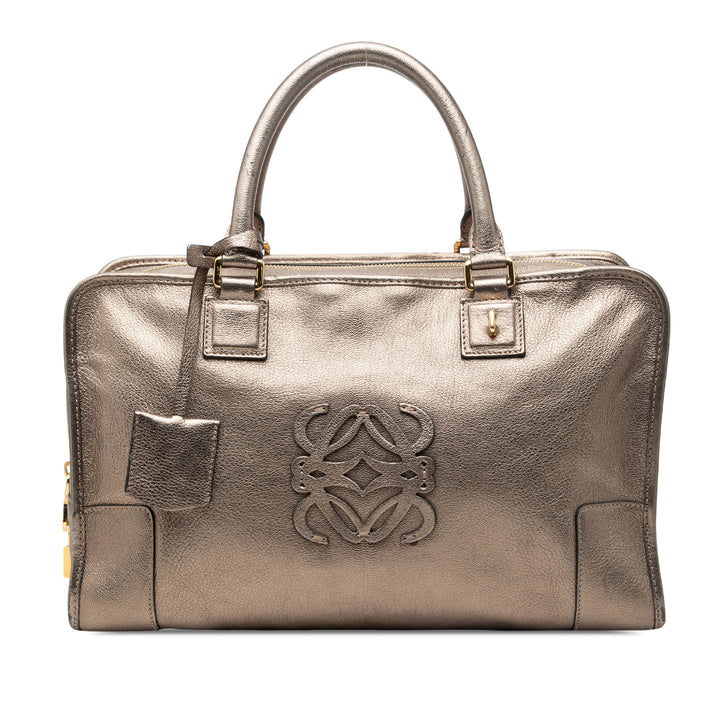 LOEWE Metallic Cuir de chèvre Amazona 36